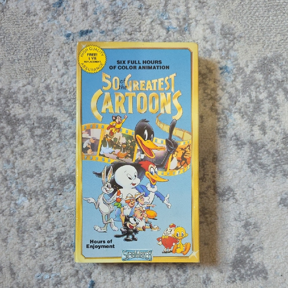 50 Of‎ The Greatest Cartoons Vintage VHS
